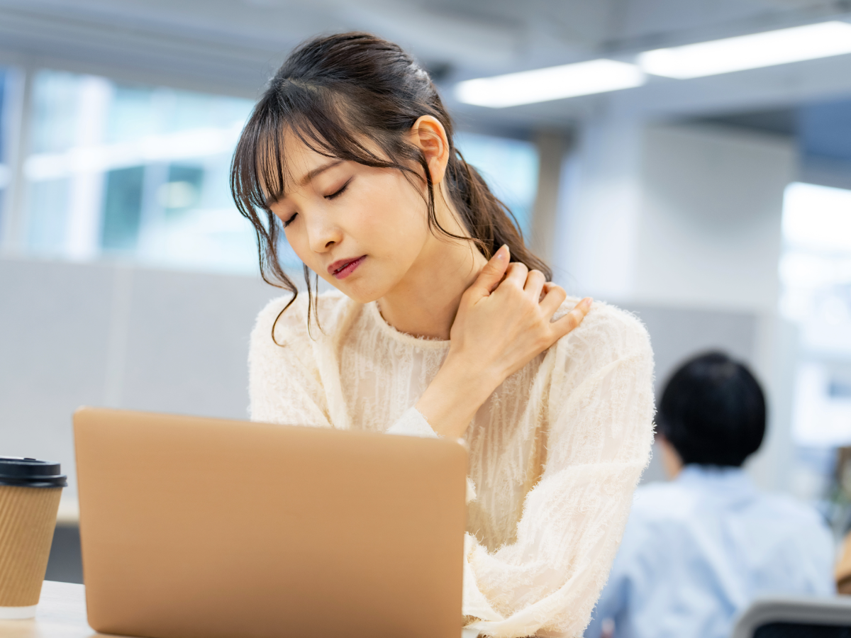 眼精疲労性肩こり